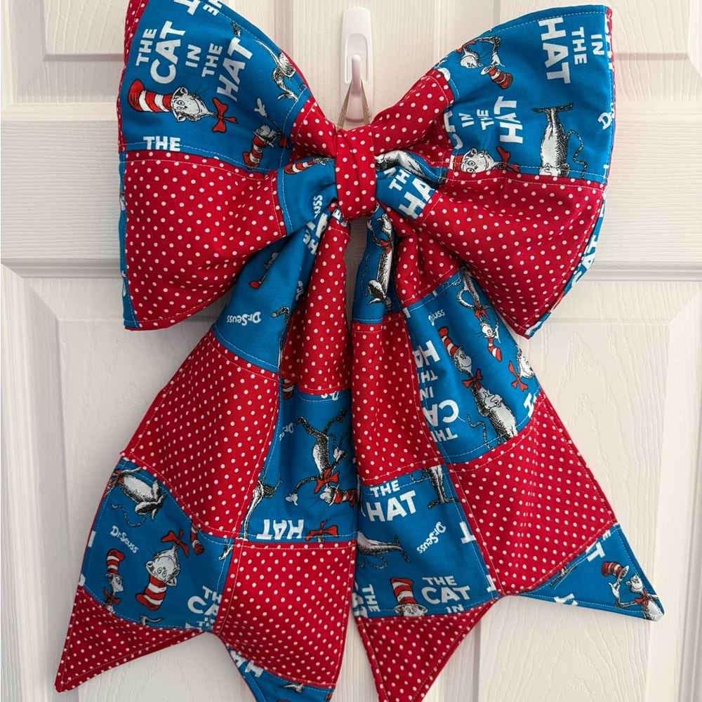 Dr. Seuss Cat in the Hat Bow